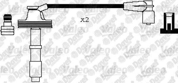 VALEO 346001 Buji Kablosu Volvo S40-V40 1.6/1.8/2.0